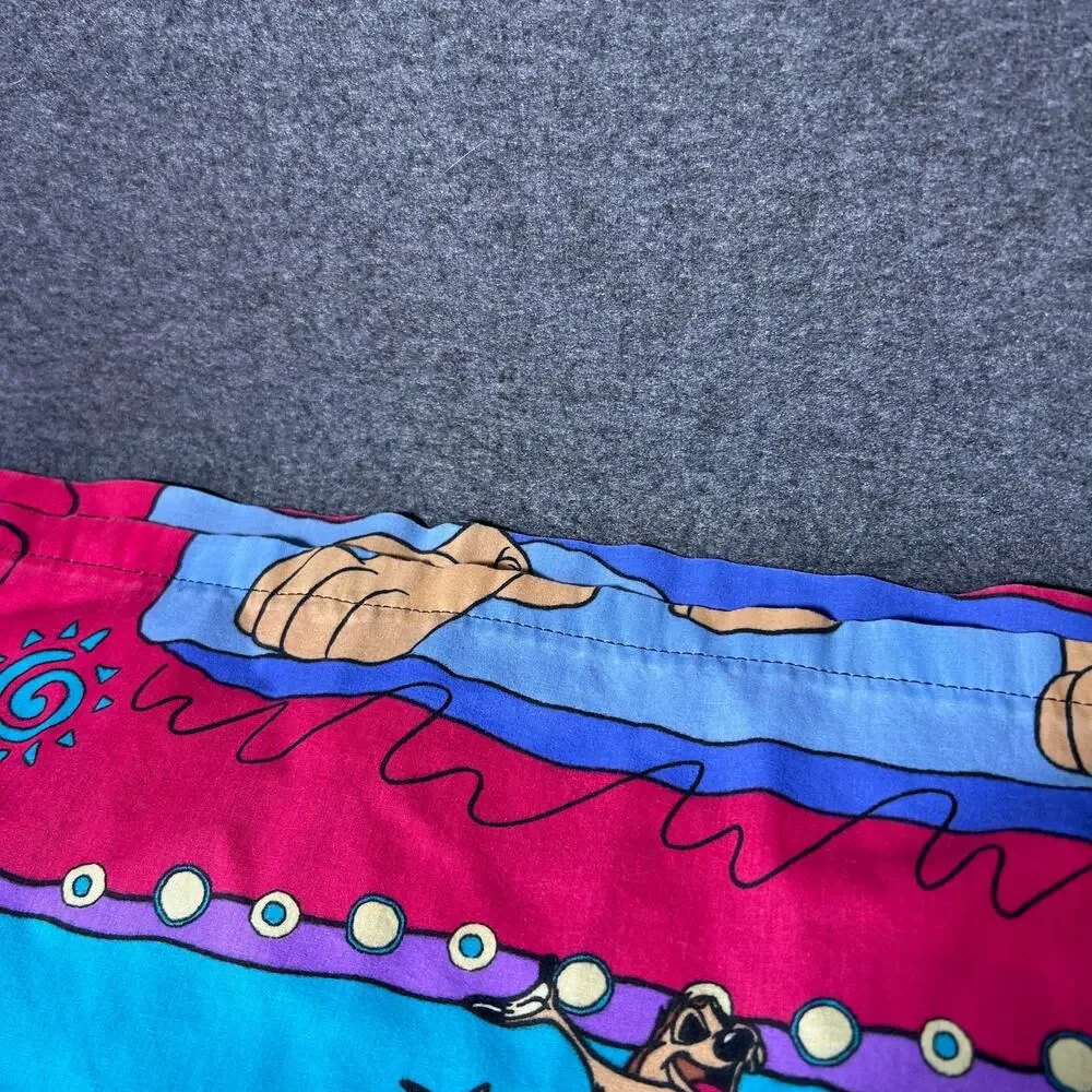 lion king twin flat sheet, disney, vintage, 90s